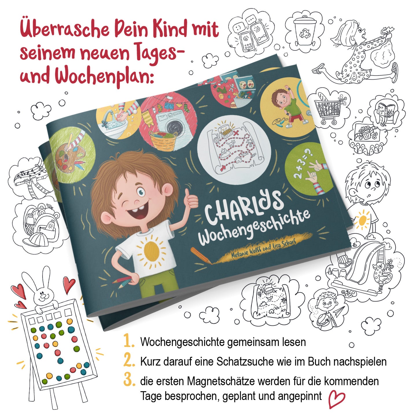 Wochenplan-Set I Tagesroutine-Set ab Krippenstart 1 Jahr